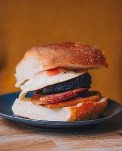Bacon, Black Pudding, Potato Scone and Fried Egg